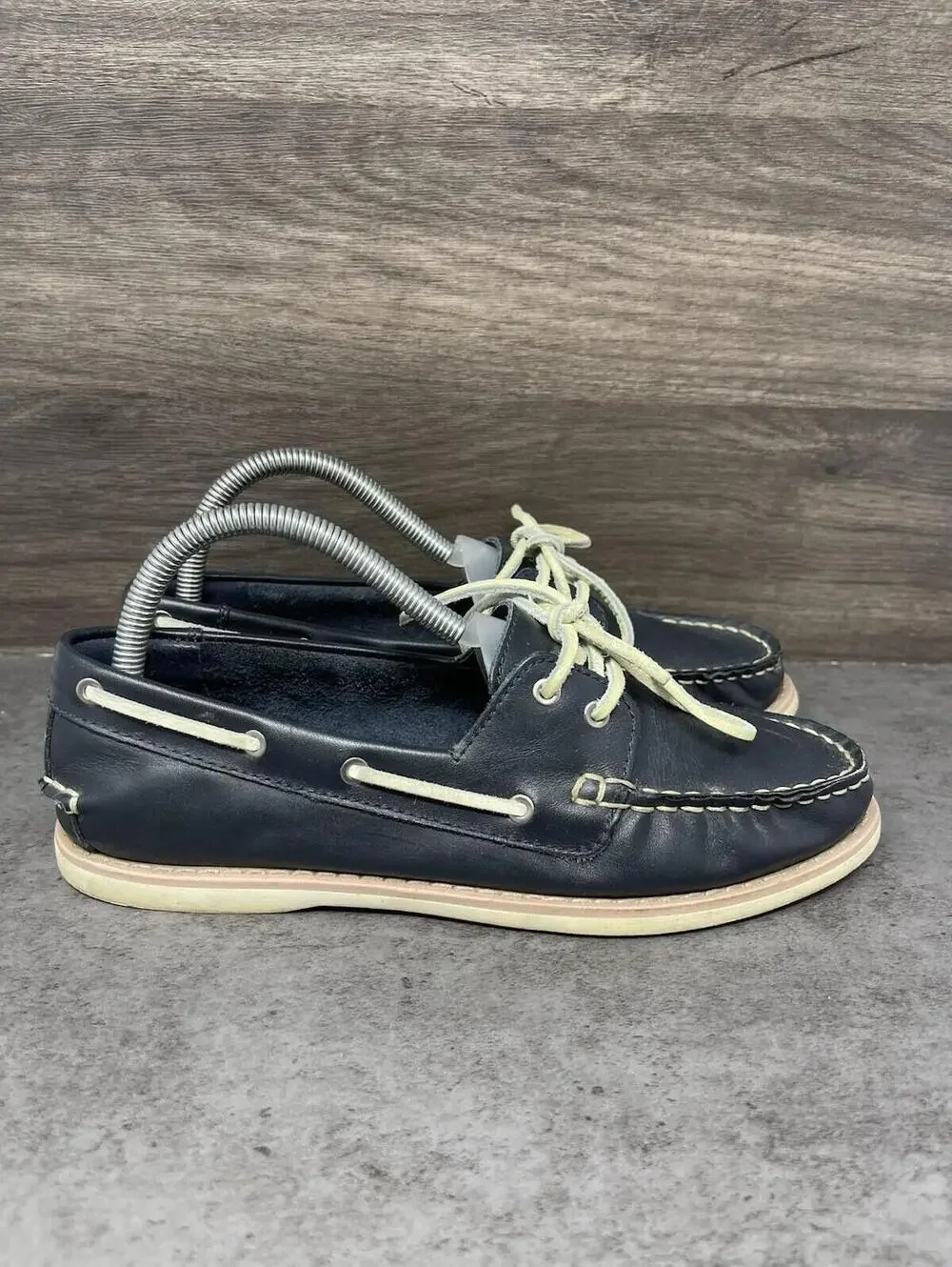GH BASS Boat Shoes Womens Size 8 Anchor Lace Up Top Sider - Picture 5 of 10